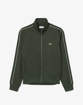 Paris Piqu&eacute; Zip Front Track Jacket