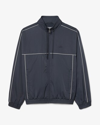Water-Repellent Trim Accent Track Jacket