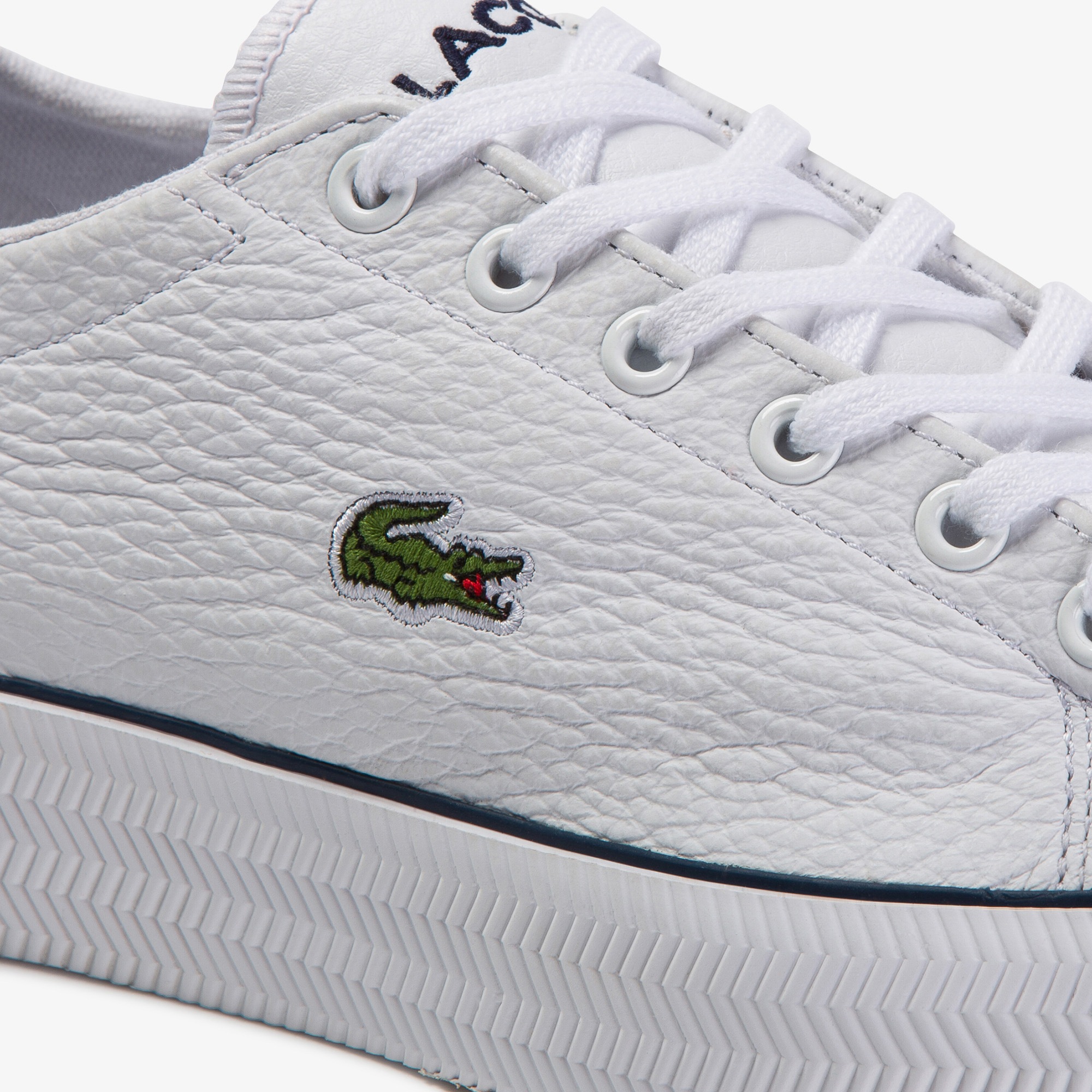 Men's Gripshot Leather and Suede Trainers LACOSTE