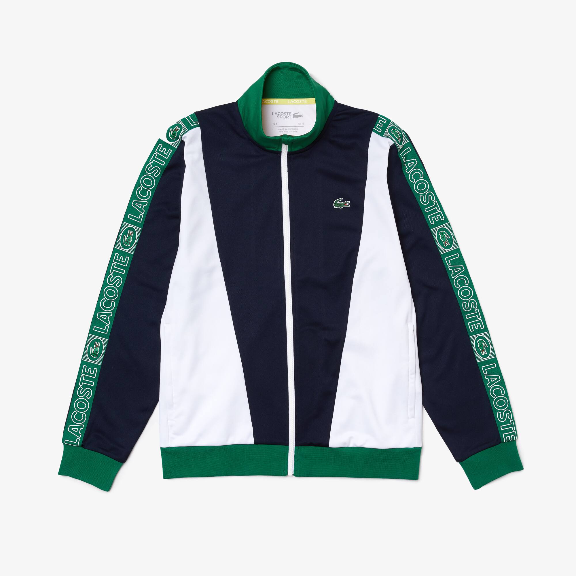 lacoste zipper