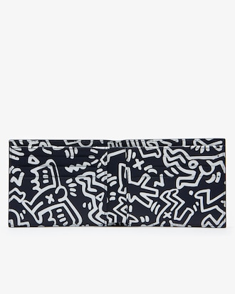 Men's Keith Haring Print Lined Leather Wallet