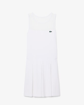 Dual Fabric Pleated Stretch Tennis Dress