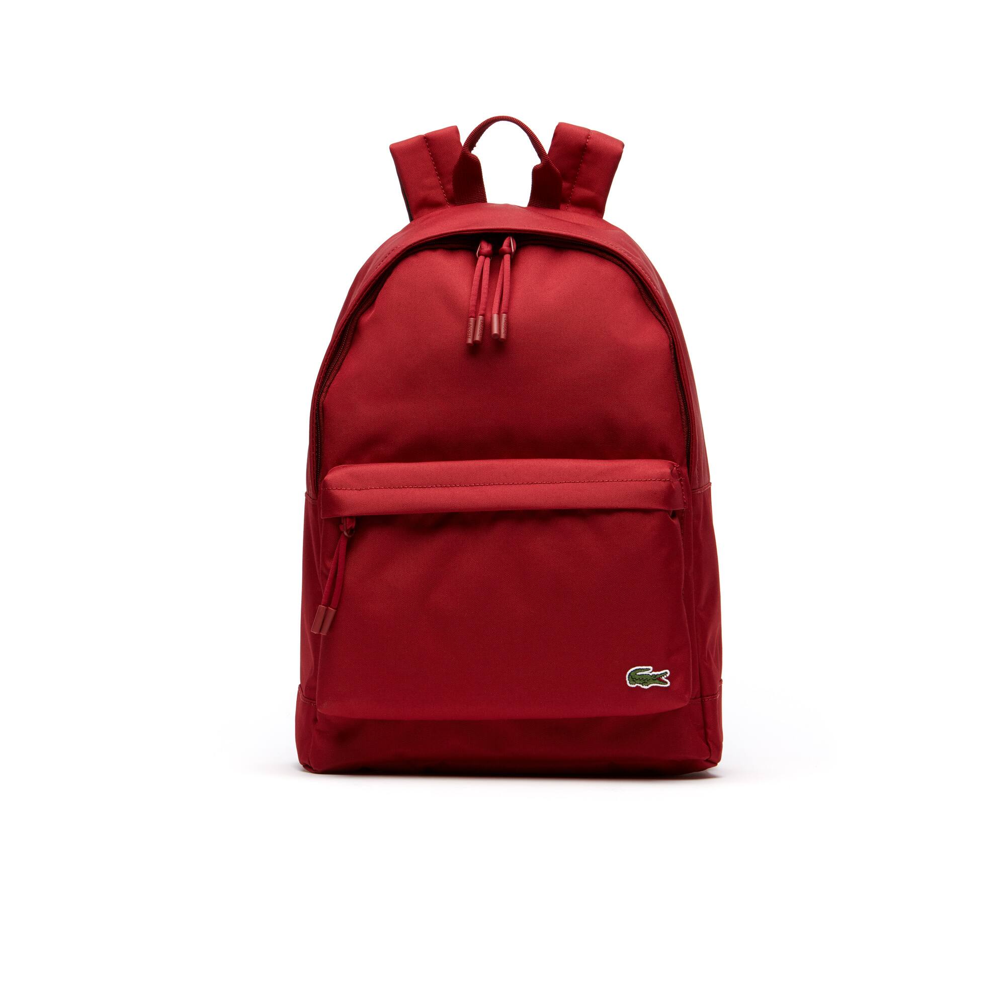 lacoste red backpack