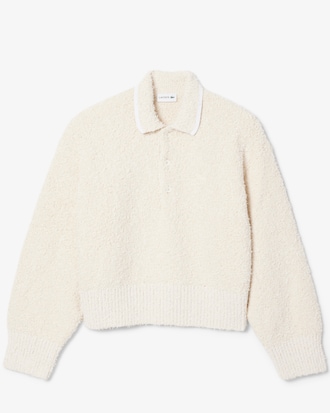 Runway Bouclé Knit Polo