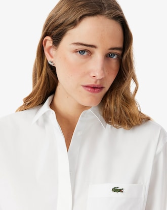 Oversized Adjustable Poplin Shirt
