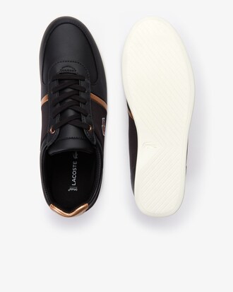 Women's Rey Sport Leather and Textile Trainers