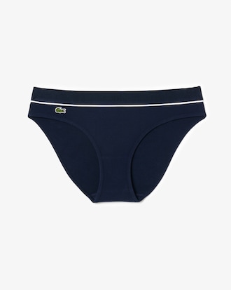 Ribbed Cotton Embroidered Croc Briefs