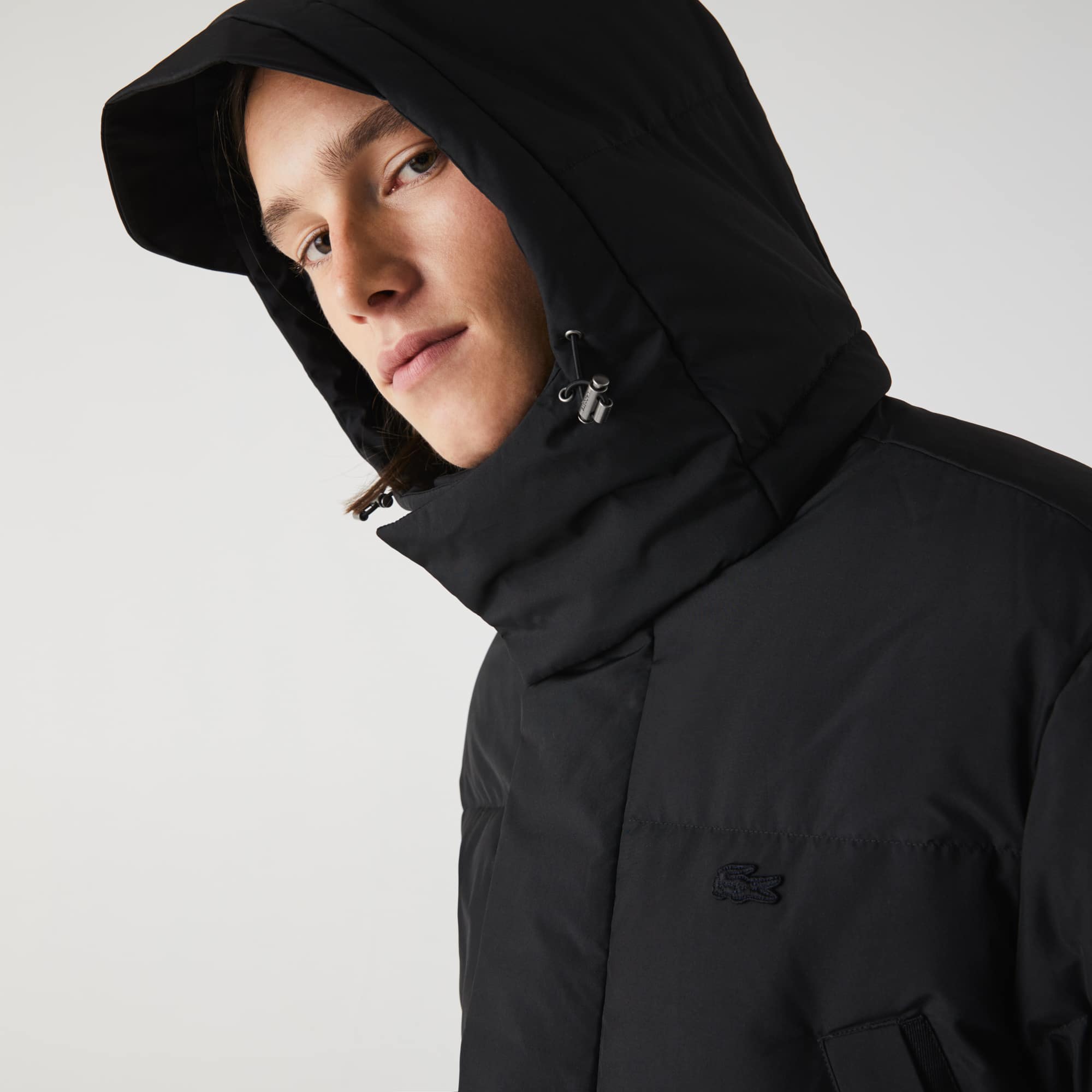 lacoste jacket with hood