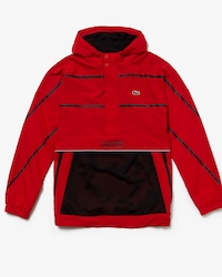 Men's Lacoste SPORT Kangaroo Pocket Pullover Water-Resistant Windbreaker