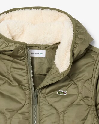 Unisex Quilted Hooded Parka