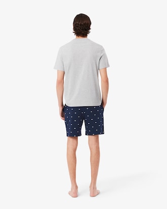 Straight Fit Printed Pyjama Shorts