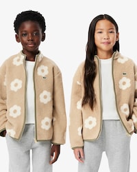 Zip-Up Floral Fleece Jacket
