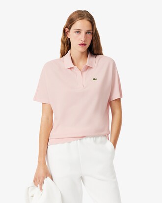 Relaxed Fit Fluid Piqué Polo Shirt