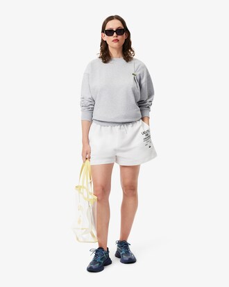 Oversized Pleated Crocodile Sweatshirt