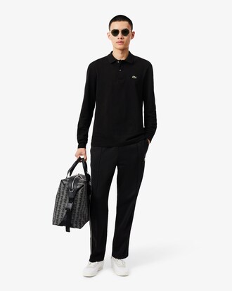 Classic Fit Long Sleeved L.12.12 Polo Shirt