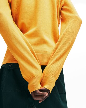 Men's Crew Neck Texturised Thermoregulating Bi-material Sweater