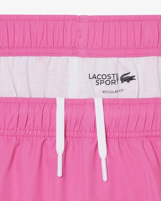 Trim Accent Diamond Taffeta Sport Shorts