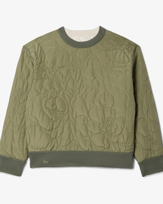 Oversized Reversible Embroidered Sweatshirt