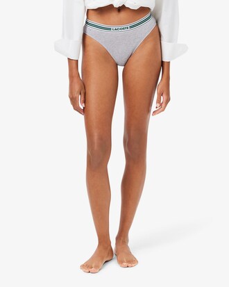 Contrast Waist Stretch Cotton Briefs