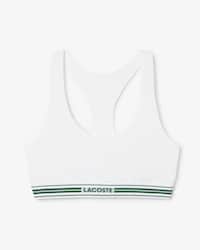 Contrast Band Stretch Cotton Bralette