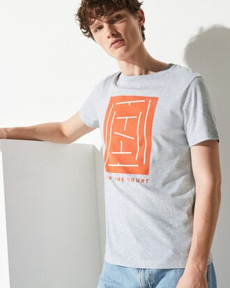 Men's Lacoste SPORT French Open Edition Crew Neck T-shirt