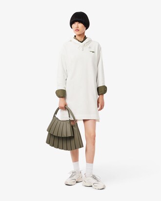 Oversized Fleece Sweatshirt Dress