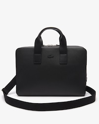 Men's Chantaco Matte Piqué Leather Computer Bag 