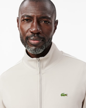 Paris Piqué Zip Front Track Jacket