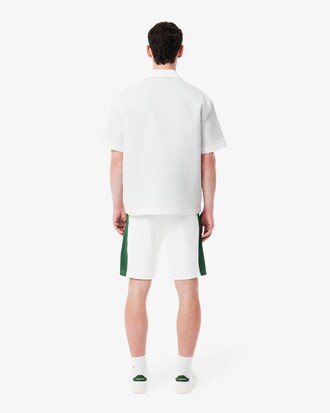 Cotton Fleece Colour-Block Shorts
