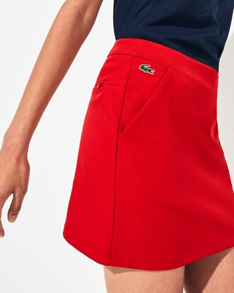 Women's Lacoste SPORT Built-In Shorts Stretch Golf Skirt