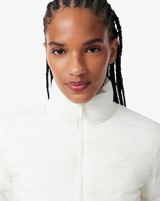 Water-Repellent Quilted Puffed Jacket