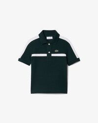 Colour-Block Petit Piqu&eacute; Polo Shirt