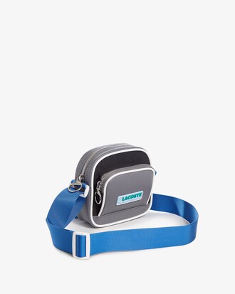 Unisex LCST Badge Colourblock Zip Shoulder Bag