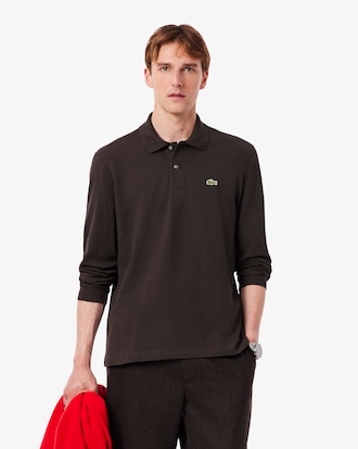 Classic Fit Long Sleeved L.12.12 Polo Shirt