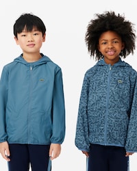 Reversible Taffeta Zip-Up Jacket