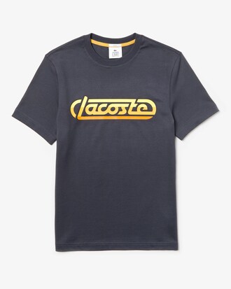 Unisex Lacoste LIVE Racing Signature Cotton T-shirt