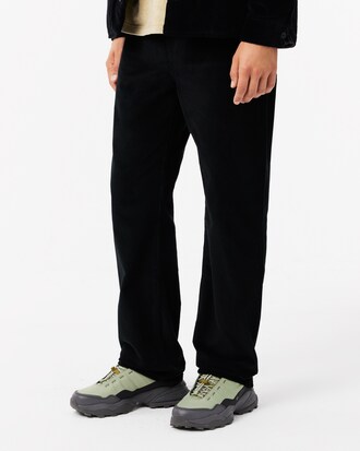 5 Pocket Straight Fit Velour Pants