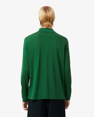 Runway Loose Fit Silk Mini-Piqué Polo Shirt