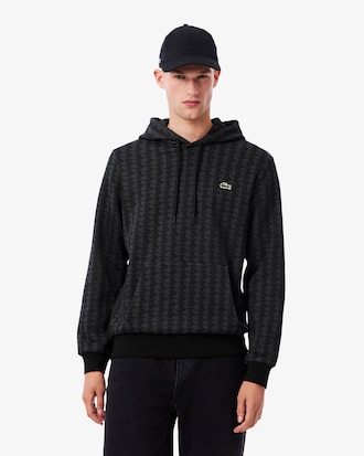 Monogram fleece hoodie