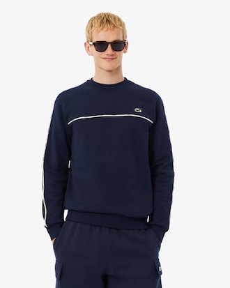 Logo Trim Fleece Sweatshirt