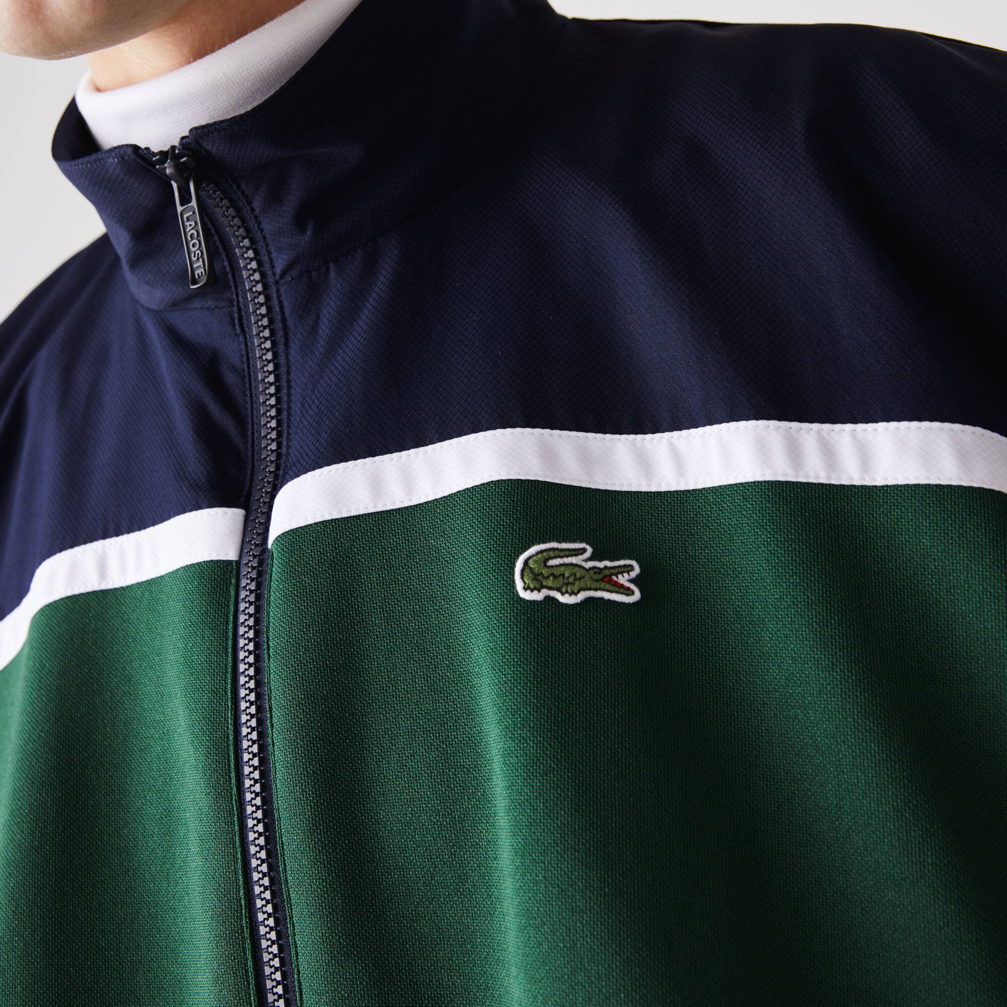 lacoste side panel tracksuit