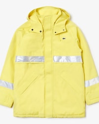 Unisex Lacoste LIVE Reflective Bands Canvas Parka