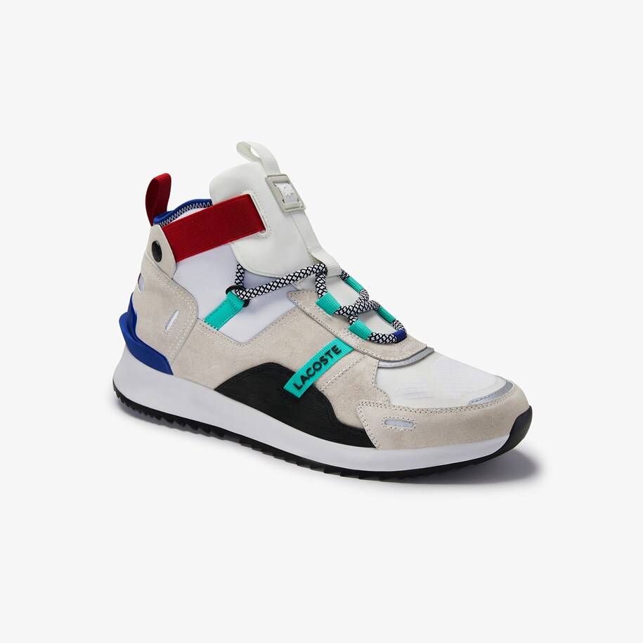 Women S Run Breaker Suede And Textile Trainers Lacoste