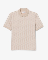 Slim Fit Monogram Jacquard Polo Shirt