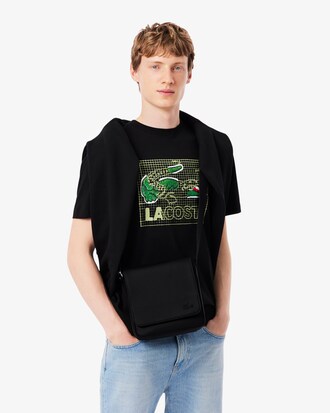 Men's Classic Flap Close Shoulder Bag