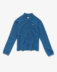 Women's Lacoste SPORT Mesh Panels Water-Resistant Zip Tennis Jacket