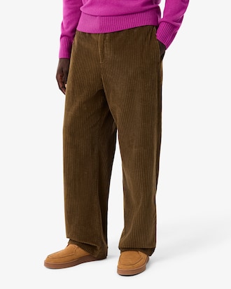 Loose Fit Corduroy Pants