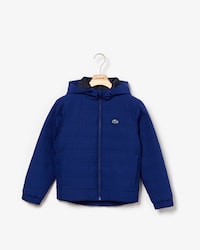 Boys' Lacoste SPORT Collapsible Water-Resistant Quilted Zip Jacket