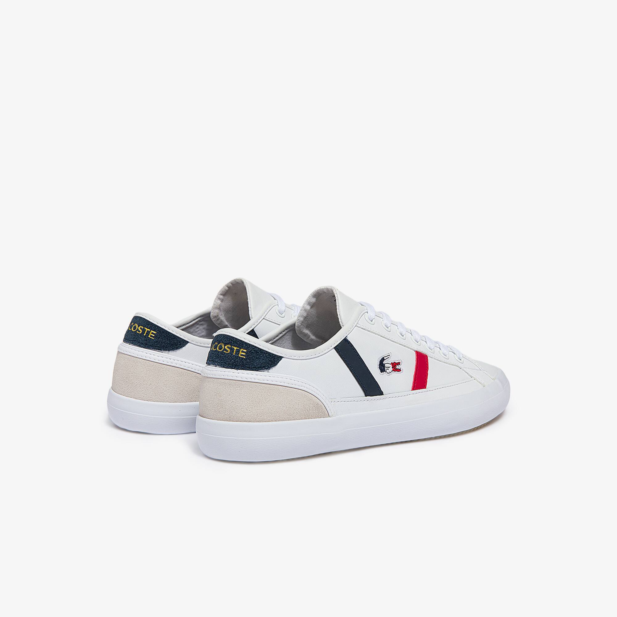 Men's Sideline Leather Tricolore Trainers | LACOSTE