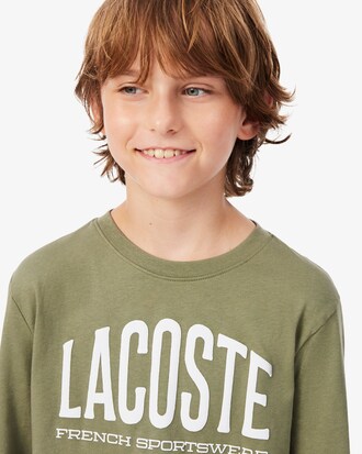 Long-Sleeved Printed T-shirt
